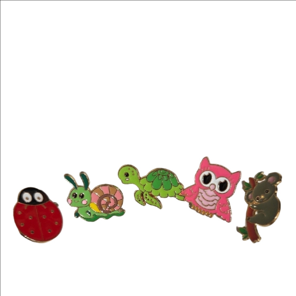 Animal Enamel Pin Collection